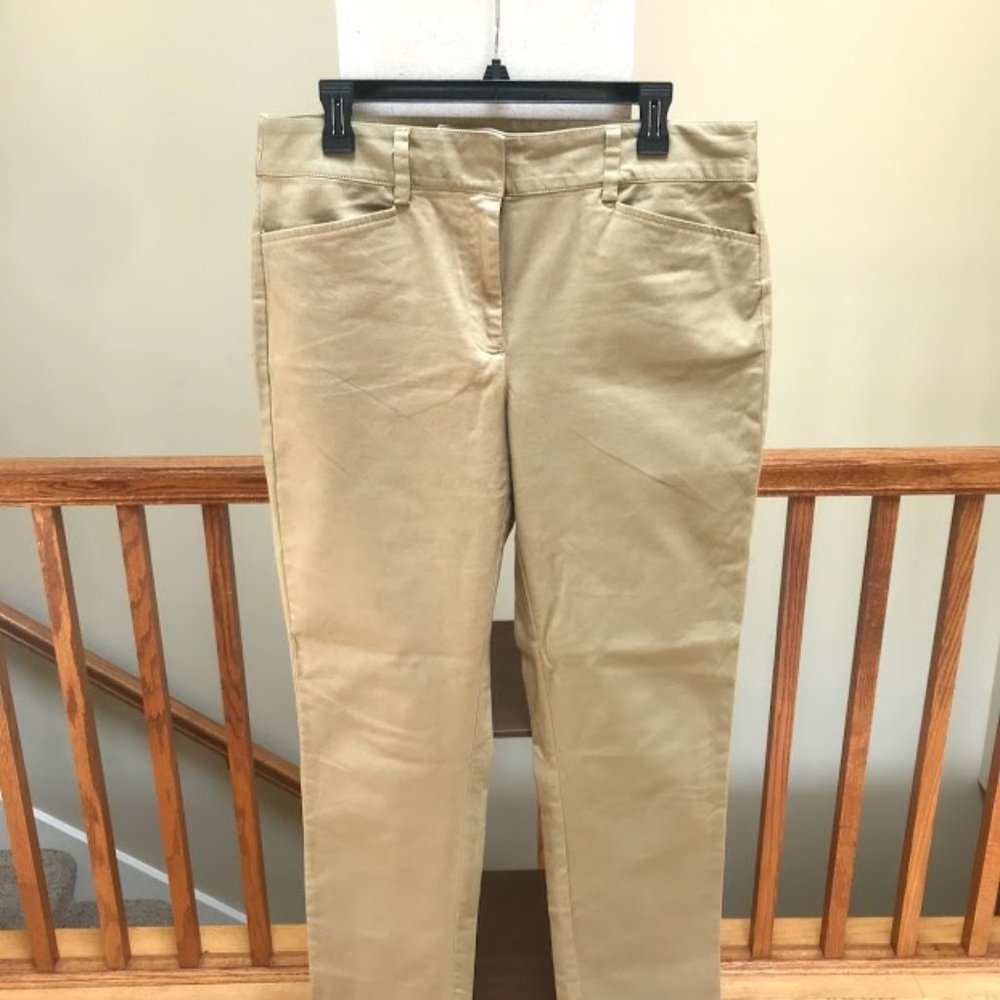 Land's End Tan Pants Size 12